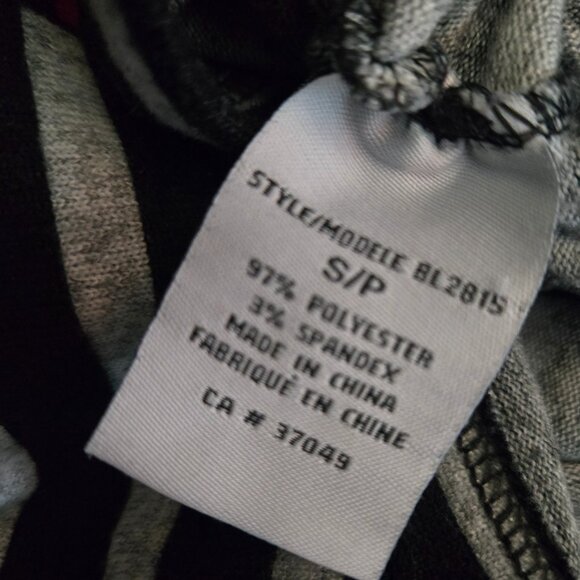 Y2K Striped Tunic Top Micro Mini Dress Size S Girl Lady Art Euro Emo Grunge - Picture 9 of 9